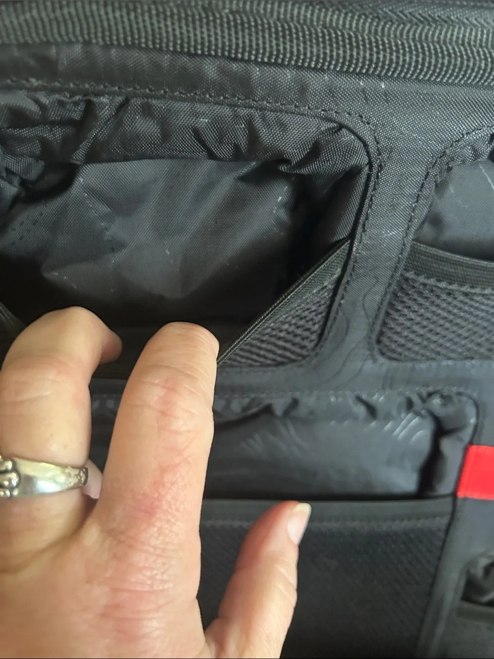 OGIO Black Laptop Messenger Bag with Front Zip Pocket